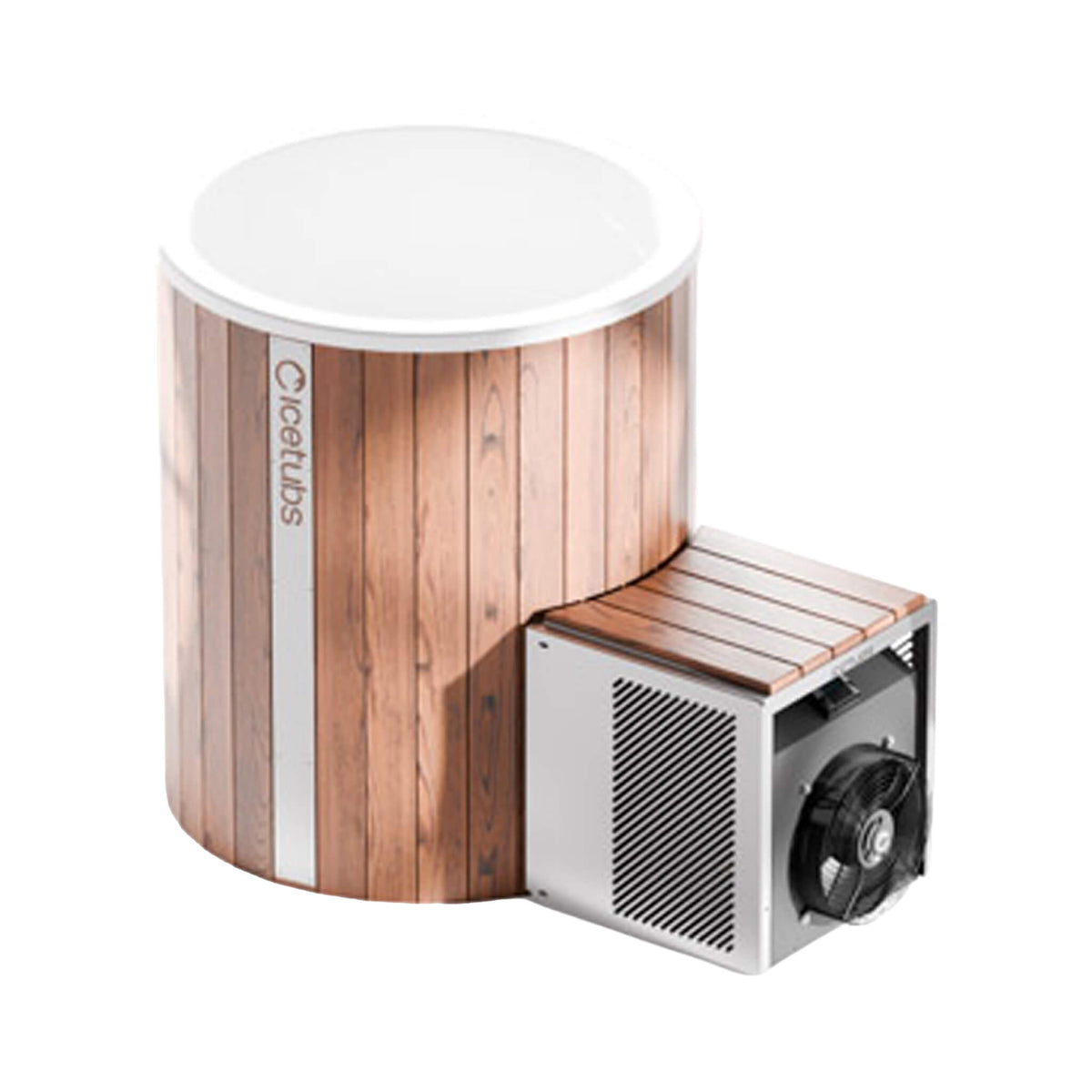 Icetubs IceBarrel XL Hot &amp; Cold Plunge – Thermowood, 37.4–100.4°F
