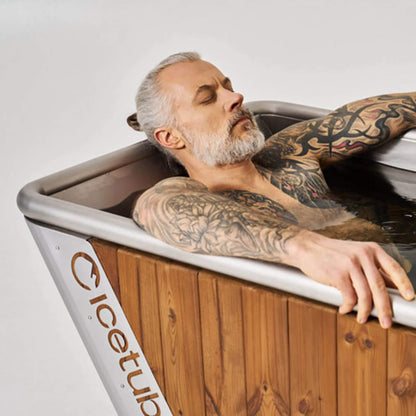 Icetubs IceBath Cold Plunge – Thermowood & Stainless Steel, Hot/Cold