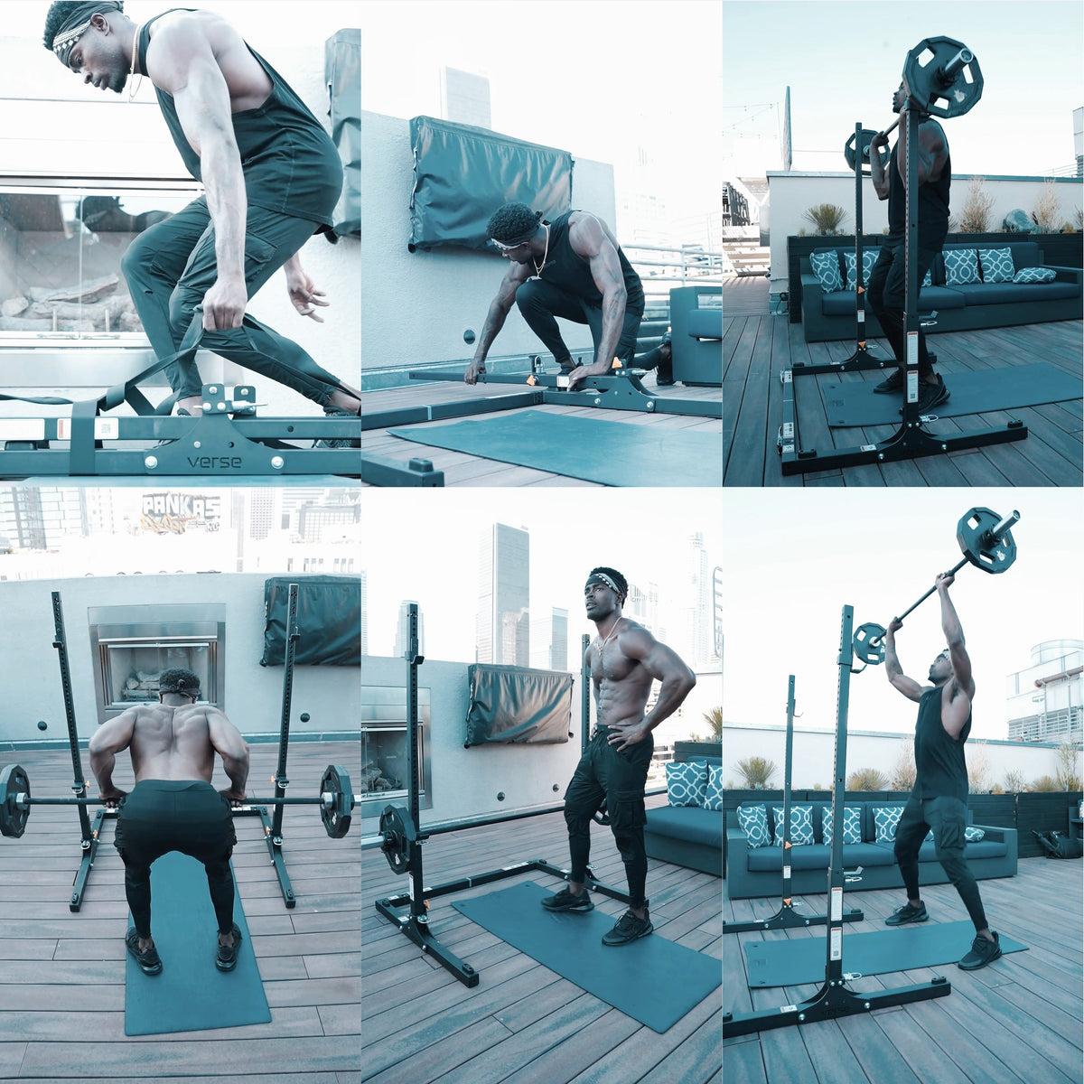 Verse Agile Rack PRO – Portable Folding Squat Rack