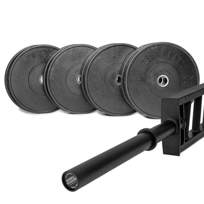 Barbell Standard Specialty Bar &amp; Weight Set Bundle Builder – Custom Olympic Weight Plate Sets with EZ Curl, Hex Trap, Swiss Multigrip and Loadable Dumbbell Bars