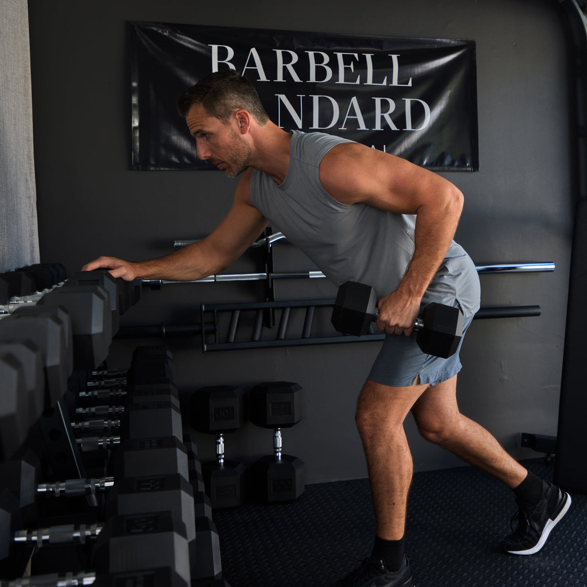 Barbell Standard Rubber Hex Dumbbell Sets – Heavy-Duty Rubber Coated Dumbbells with Ergonomic Knurled Handles and Lifetime Warranty