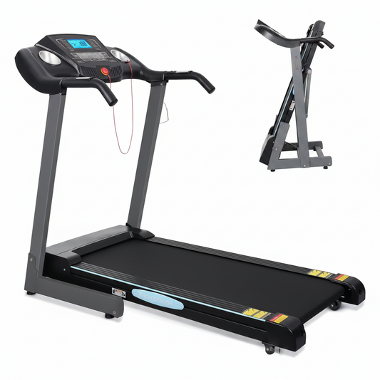 Treadmill with Auto 12Level Incline 15 Preset Foldable Treadmill 2.5 Horse Power Exercise Machine for Home Office Workout